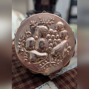 Vintage Copper Kitchen Mold Made in Korea